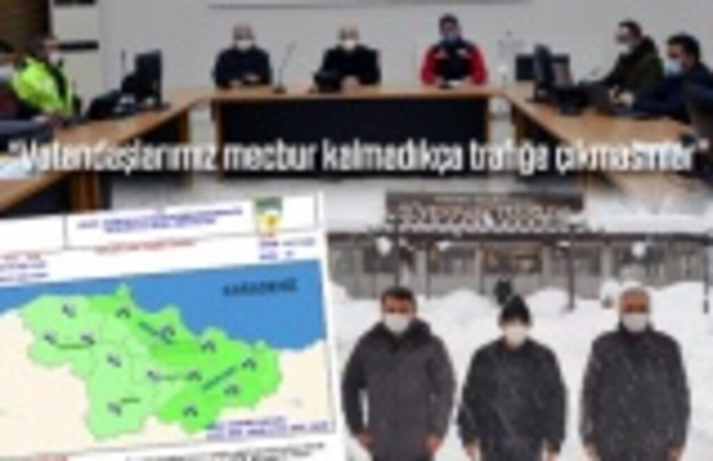 Samsun Havza ve Kavak'ta yoğun kar yağışı ulaşımda aksamalara neden oluyor