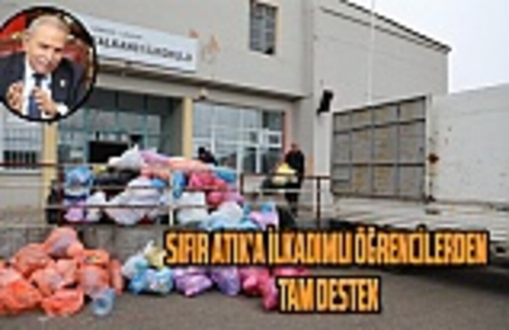 Sıfır atık'a İlkadımlı öğrencilerden tam destek