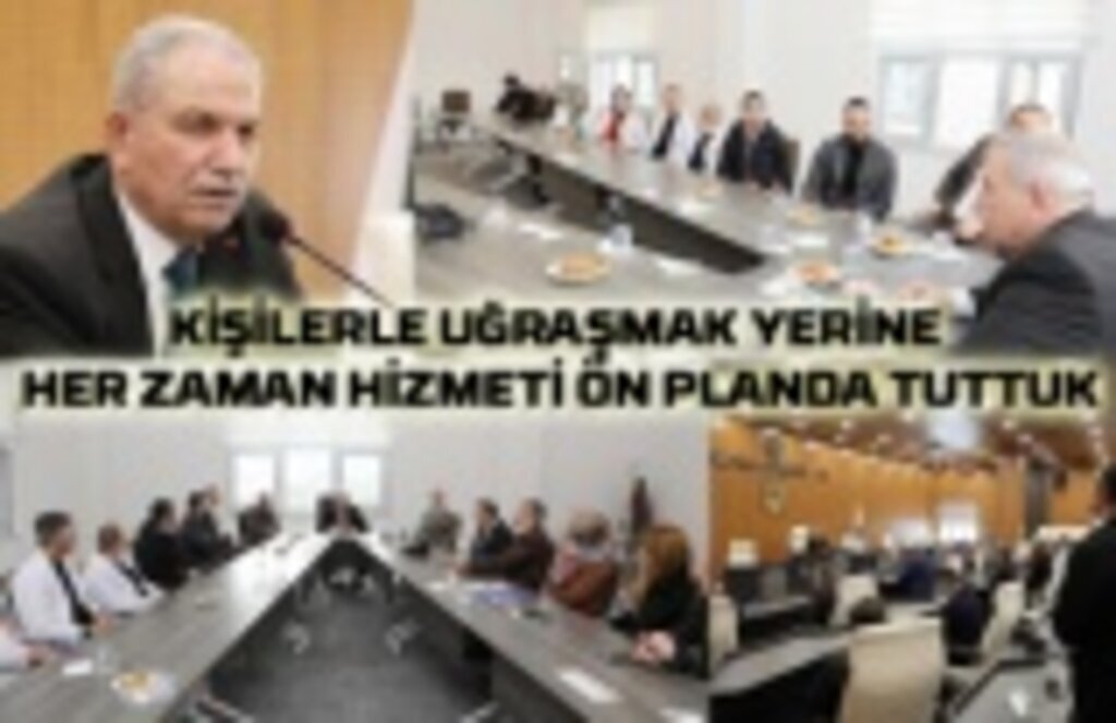 Başkan Necattin Demirtaş: Kişilere değil hizmete baktık!