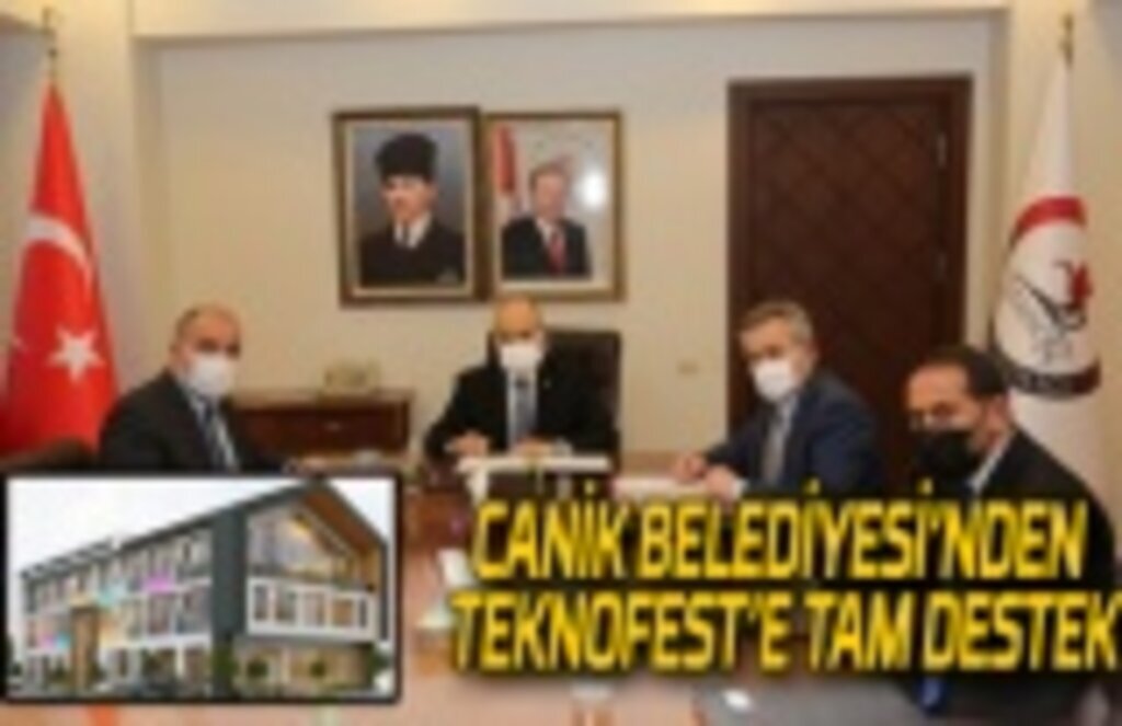 Canik Belediyesi'nden Teknofest'e tam destek