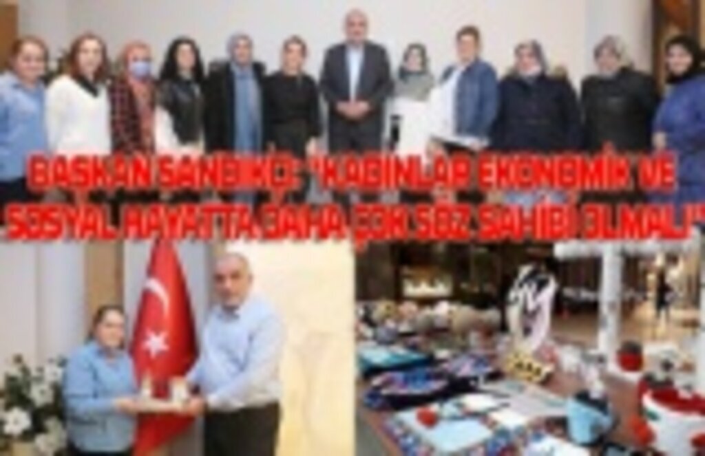 Canik Belediyesi üreten kadınların her zaman yanında