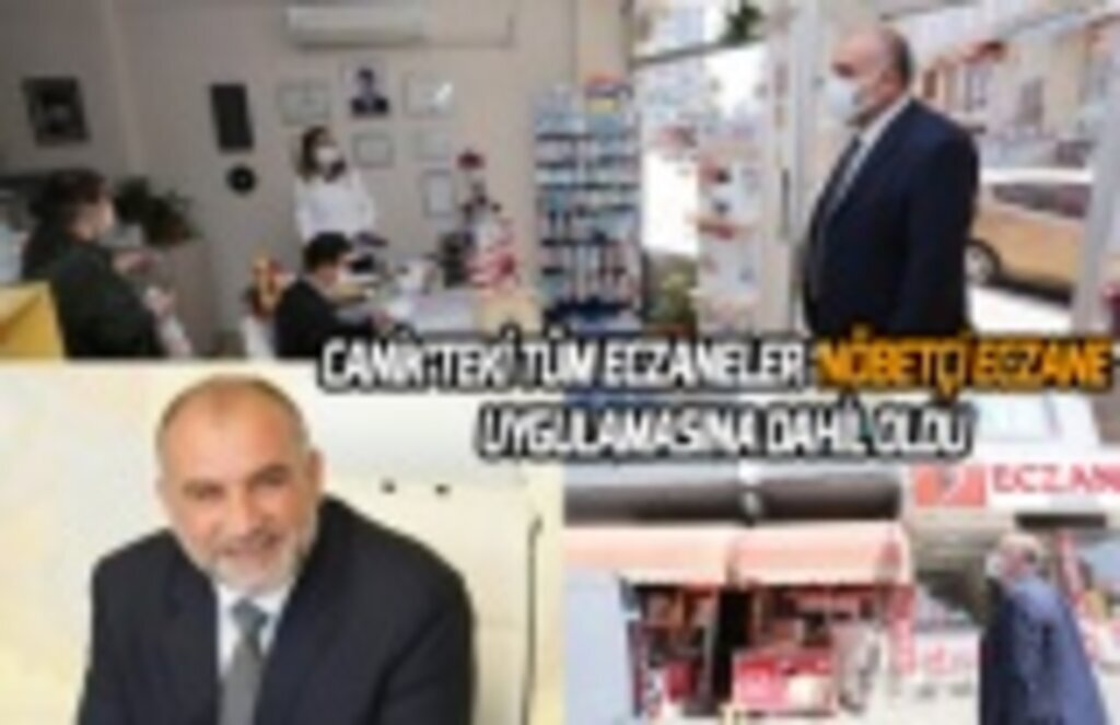 Canik'teki tüm eczaneler nöbetçi eczane uygulamasına dahil oldu