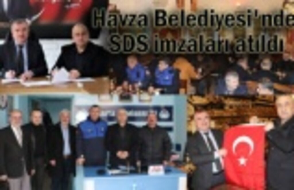 Havza Belediyesi'nde Sosyal Denge Sözleşmesi imzaları atıldı