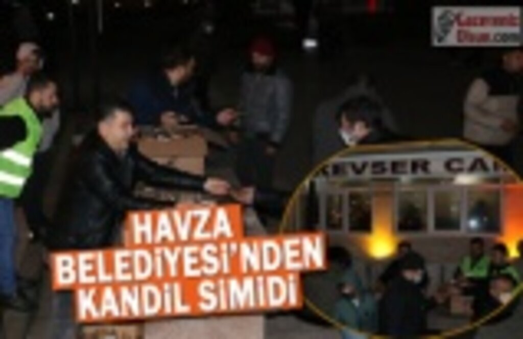 Havza Belediyesi'nden kandil simidi
