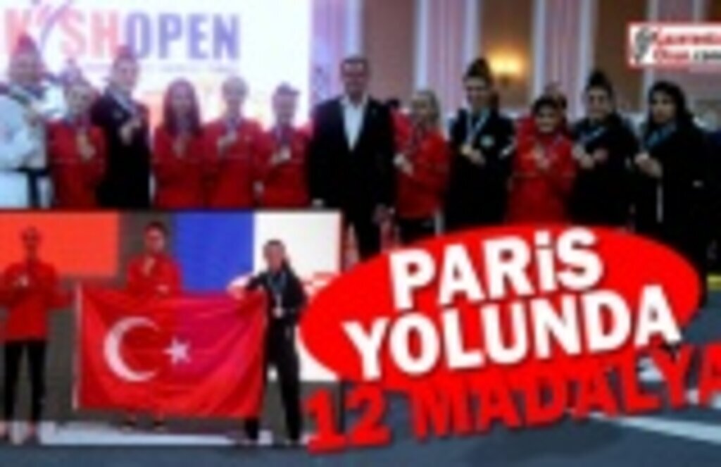 Paris yolunda 12 madalya!