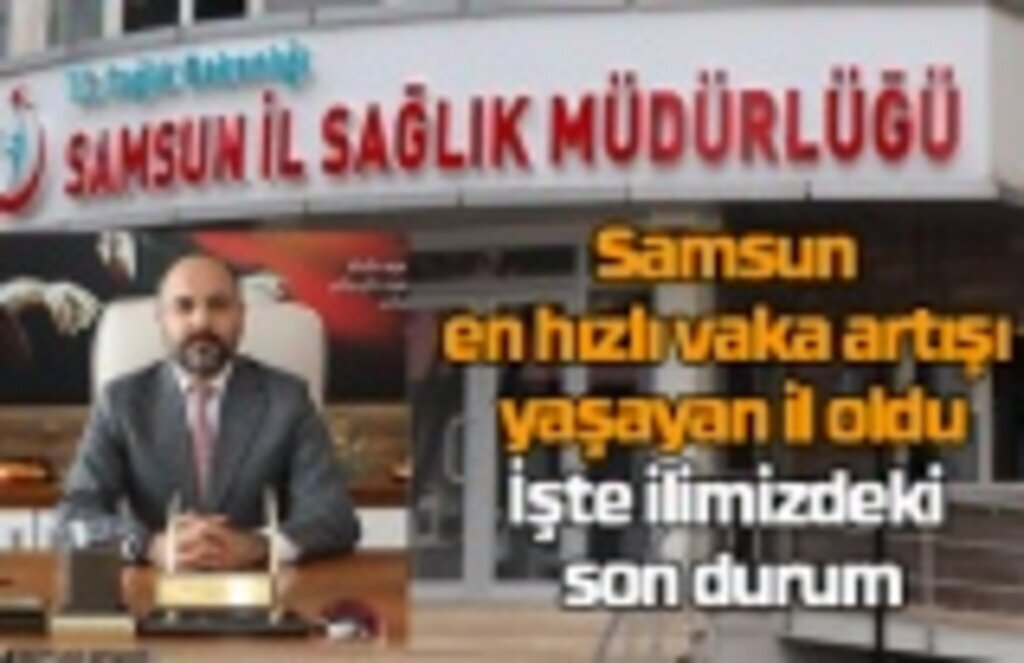 Samsun'da covid-19'dan yatan yoğun bakım ve ağır hasta sayıları