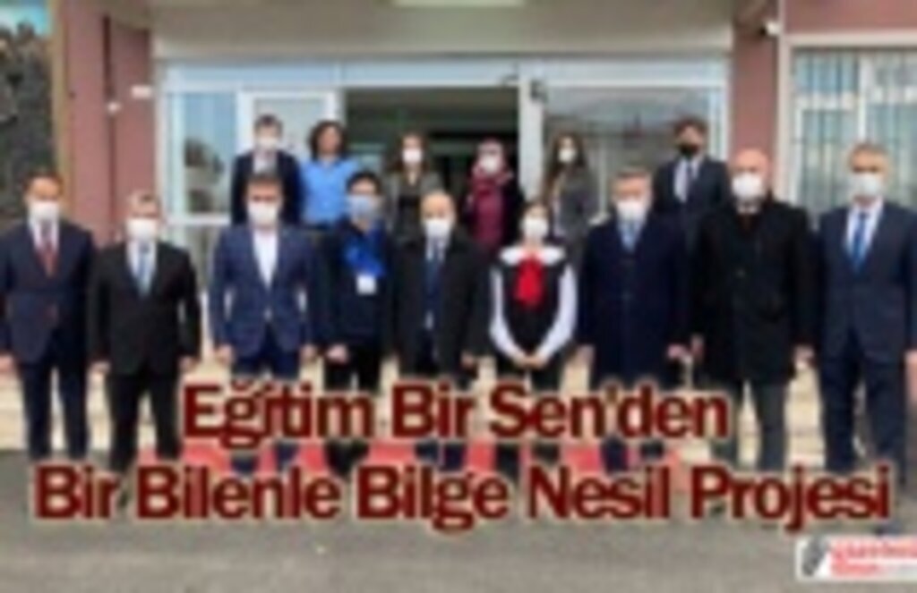 Eğitimciler Birliği Sendikası'ndan Bir Bilenle Bilge Nesil Projesi