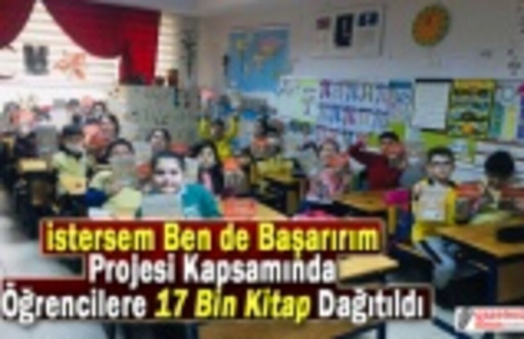 İstersem Ben de Başarırım Projesi Kapsamında Öğrencilere Kitap Dağıtıldı