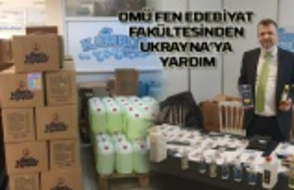 Samsun'dan Ukrayna'ya temizlik malzemesi yardımı