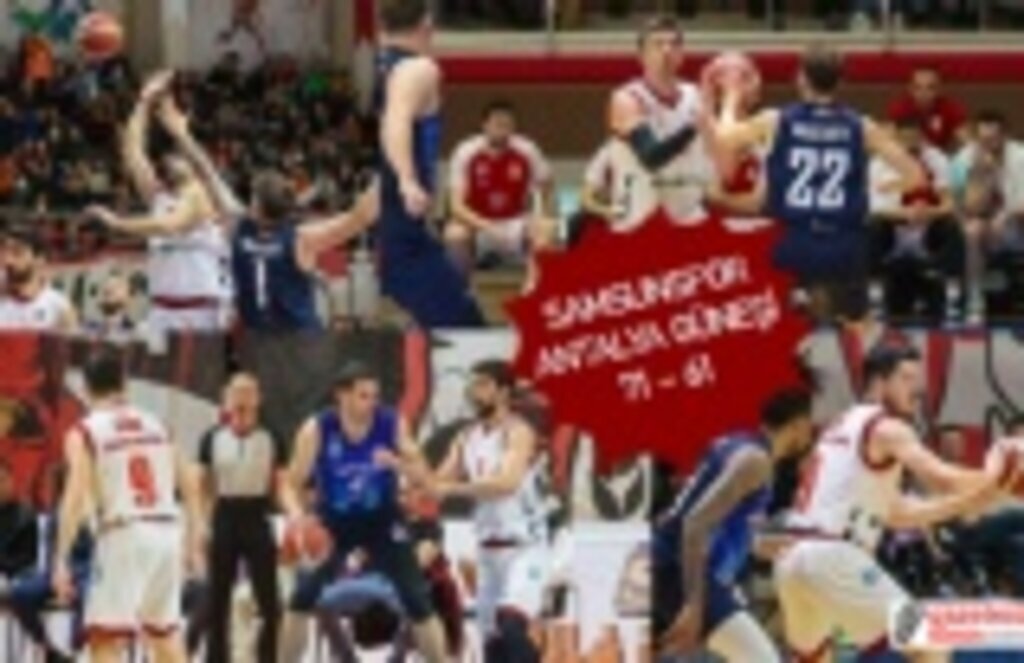 Samsunspor Antalya Güneşi'ni mağlup etti