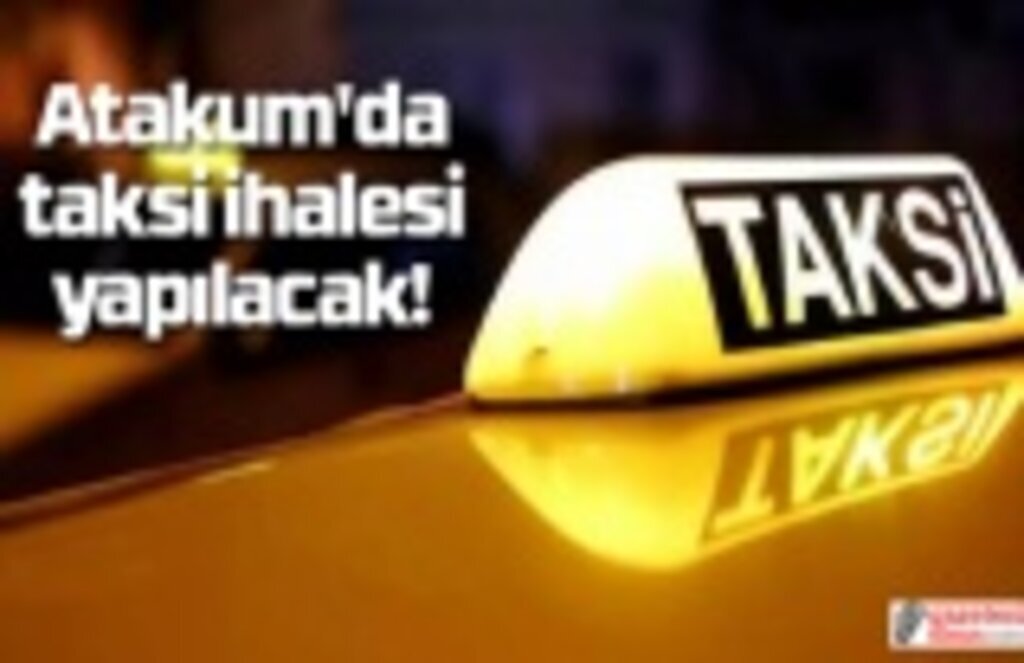 Atakum'da taksi ihalesi yapılacak! Samsun taksi ihalesi ne zaman?
