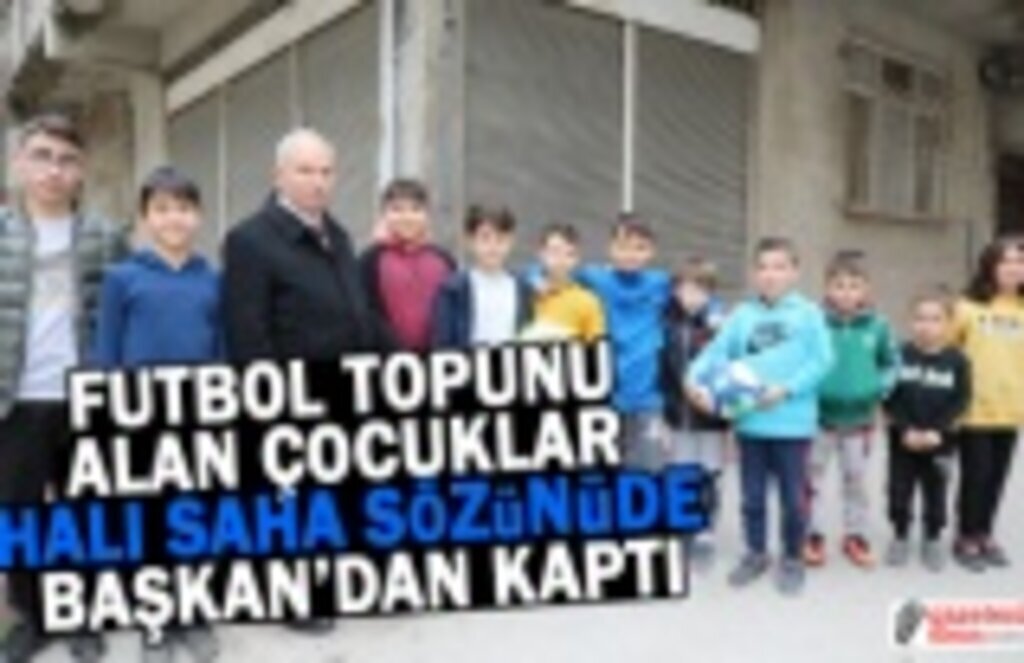 Başkan Demirtaş, Çocuklara Halı Saha Sözü Verdi