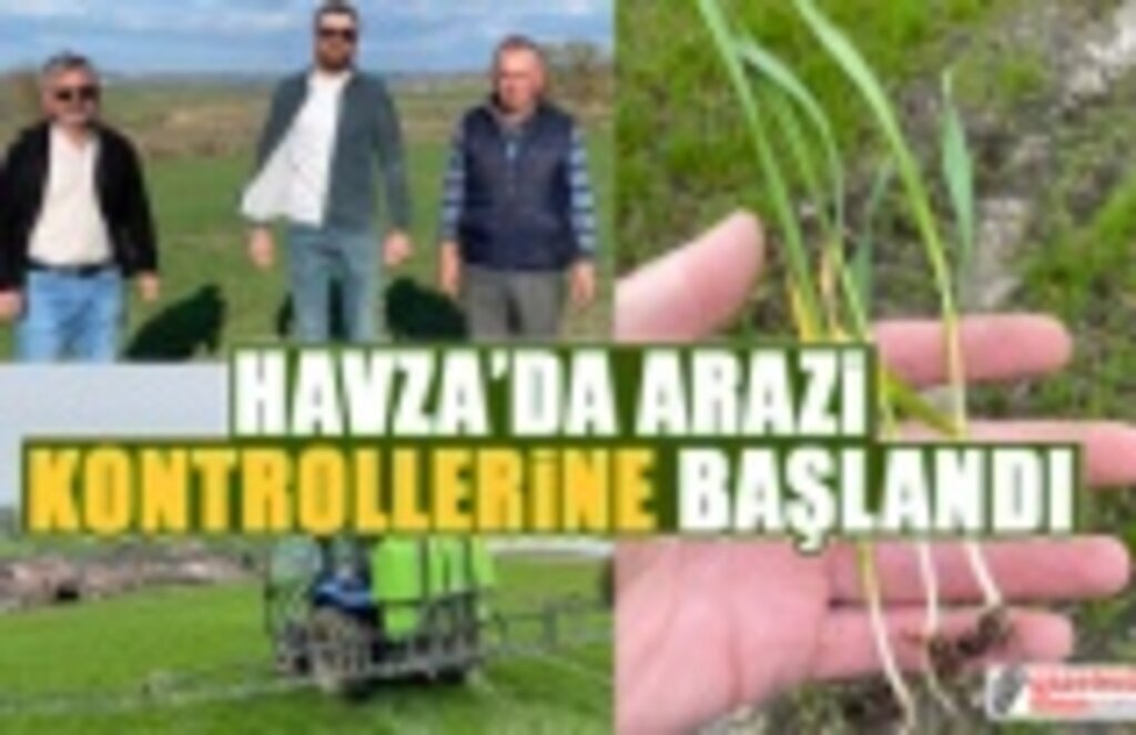 Havza’da arazi kontrollerine başlandı