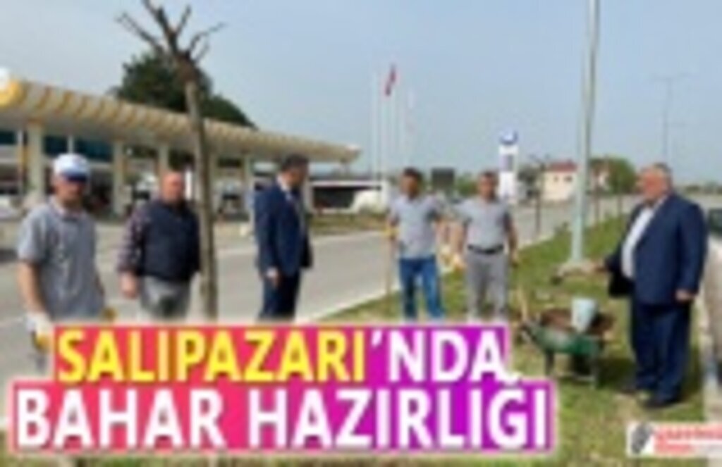Salıpazarı Belediyesi bahar hazırlıklarına başladı