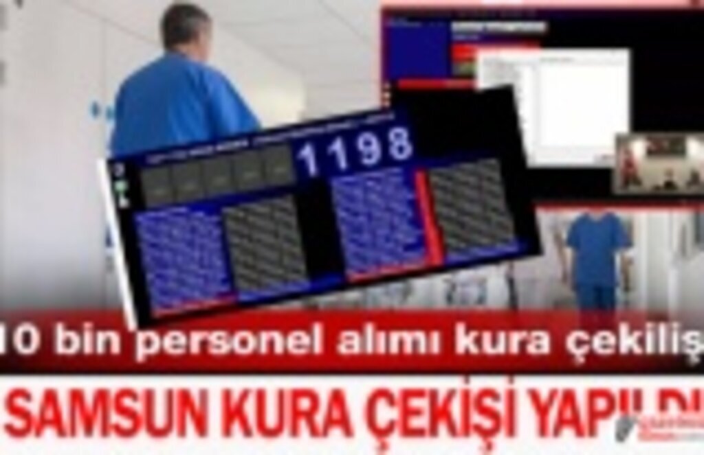 Samsun Sağlık Bakanlığı Kura Sonuçları İsim Listesi