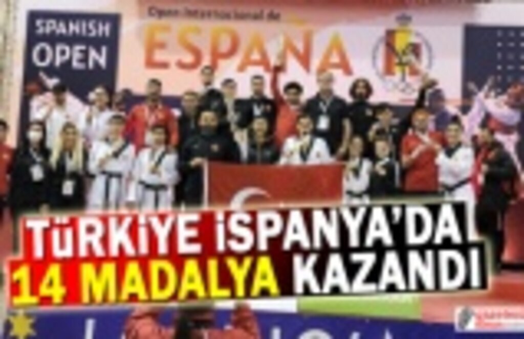 Türkiye İspanya’da 14 madalya Kazandı