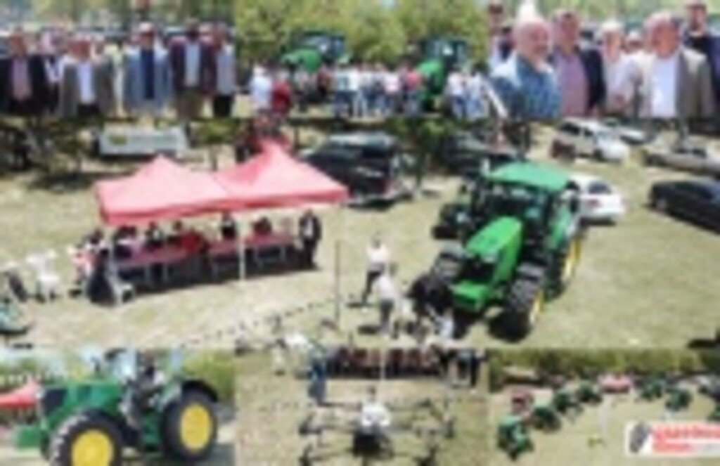 Aslançayırı Yayla Şenlikleri'nde dev traktör ilgi gördü