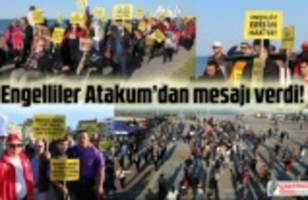 Atakum'da Engelli Farkındalık Yürüyüşü