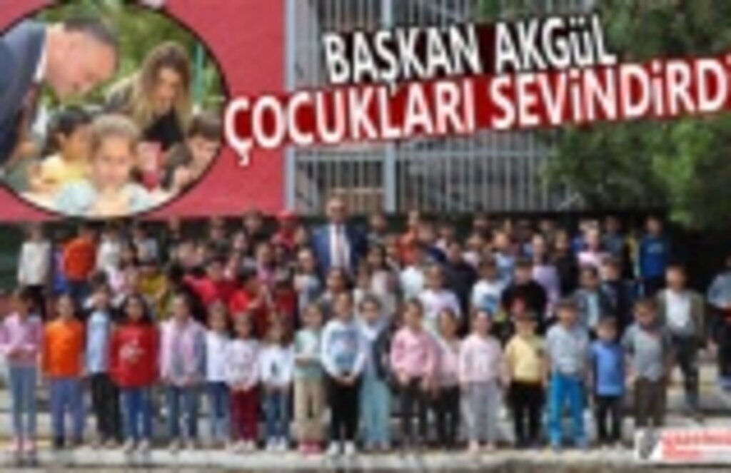 Başkan Akgül Çocukları Sevindirdi