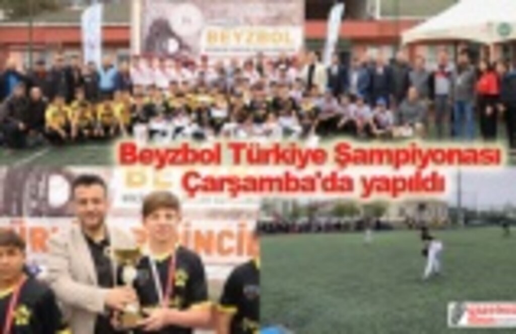 Beyzbol'da Çarşamba Fatih Ortaokulu'nun büyük başarısı