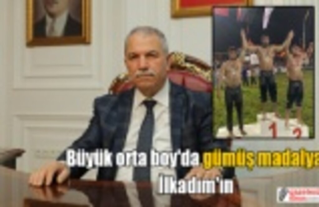 Büyük Orta Boy'da gümüş madalya İlkadım'ın