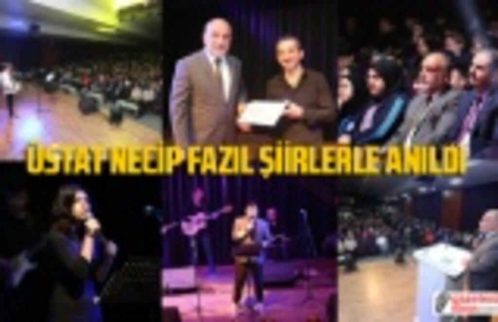 Canik Belediyesi'nden Necip Fazıl Kısakürek programı
