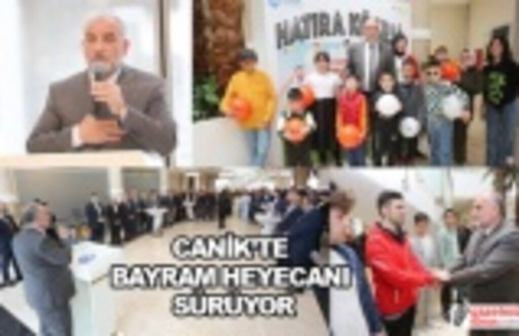 Canik'te bayram heyecanı! Birlik ve beraberlik mesajı verildi
