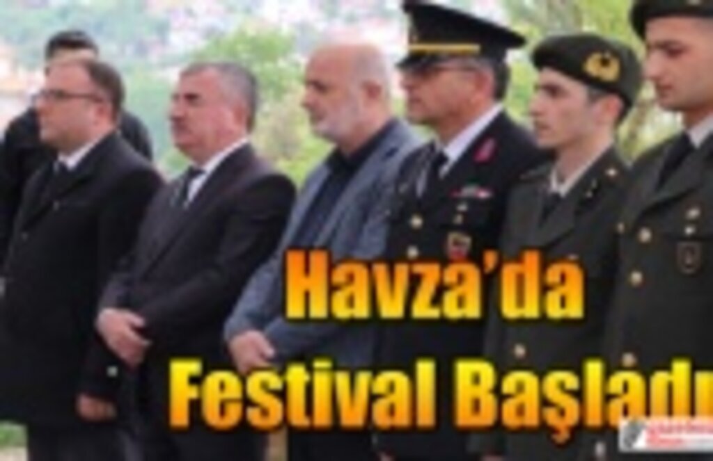 Havza’da Festival Başladı