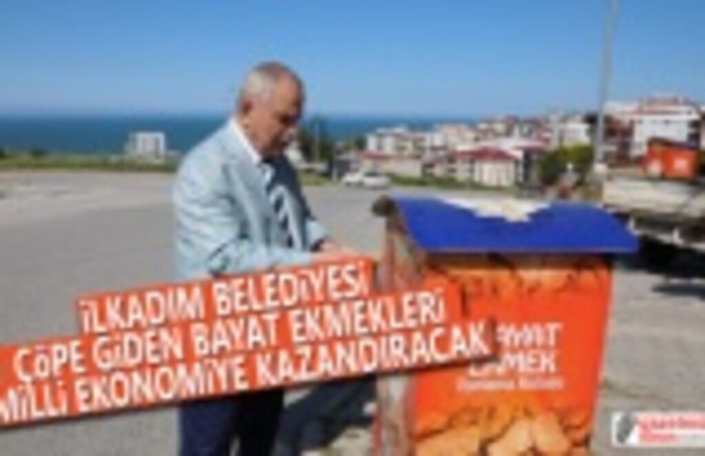 İlkadım Belediyesi Çöpe Giden Ekmekleri Ekonomiye Kazandıracak