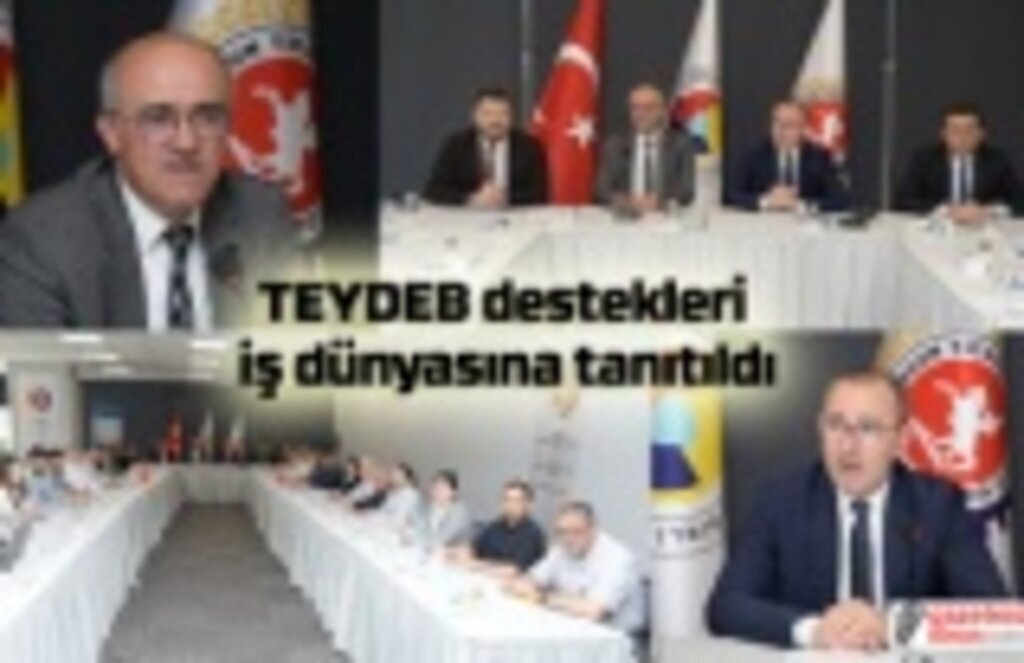 TEYDEB destekleri iş dünyasına tanıtıldı