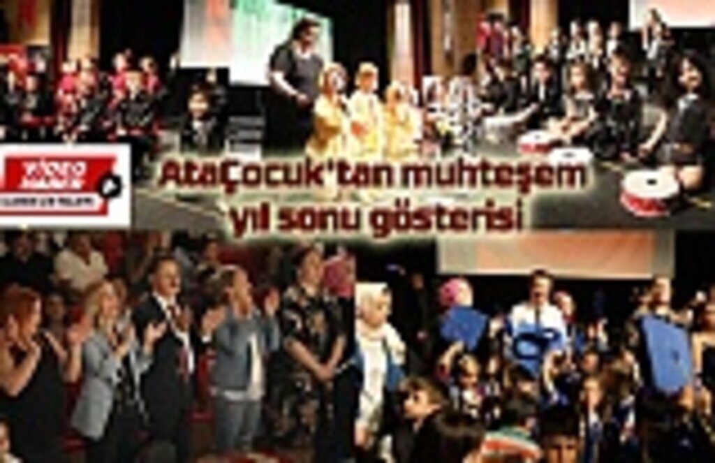 AtaÇocuk’un muhteşem yıl sonu gösterisi büyük ilgi gördü