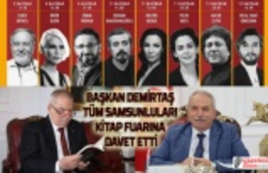 Başkan Demirtaş'tan İlkadım Belediyesi Kitap Fuarı'na davet