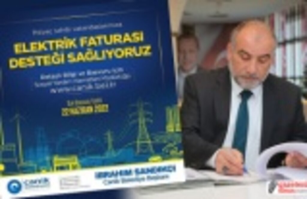 Canik Belediyesi’nden ihtiyaç sahibi hanelere elektrik tüketim desteği