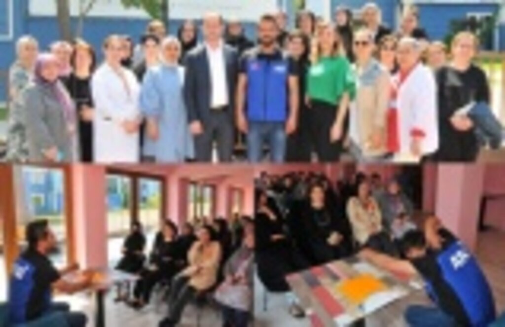 Canik'te ev hanımlarına afet eğitimi