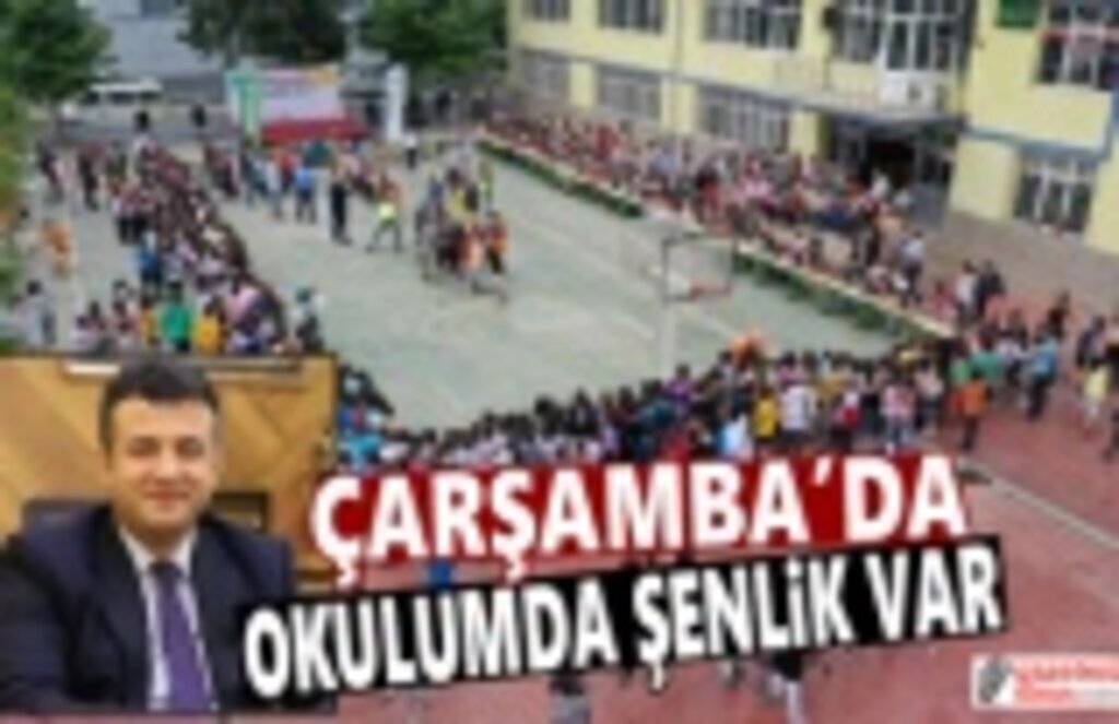 Çarşamba'da Okulumda Şenlik Var Projesi yüz güldürüyor