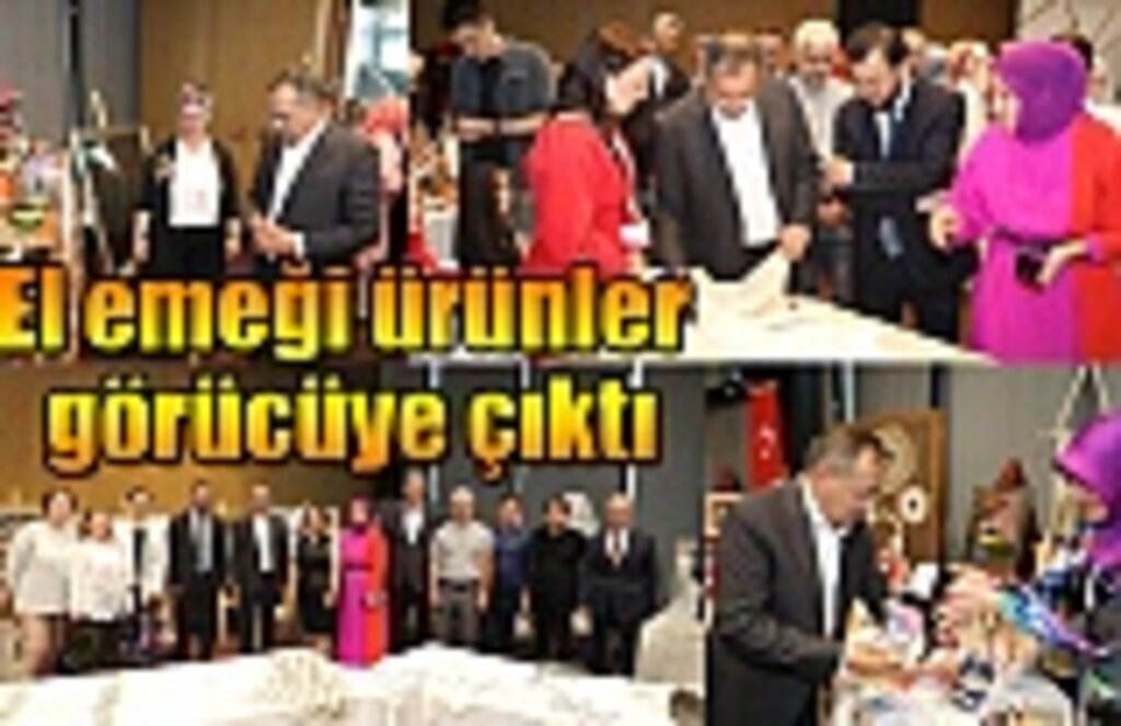 El emeği ürünler görücüye çıktı