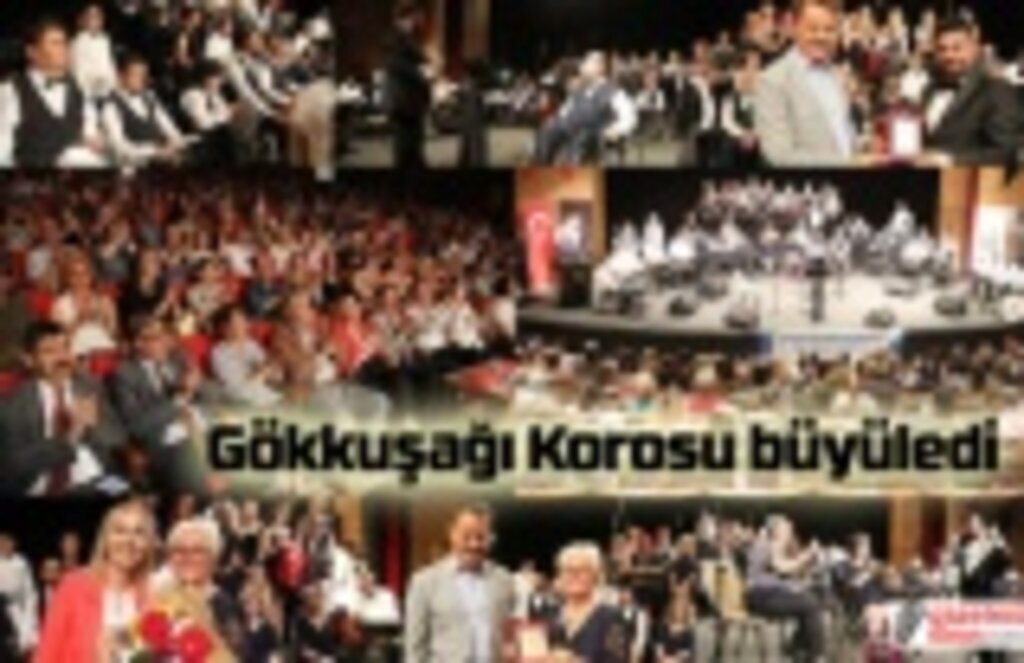 Gökkuşağı Korosu muhteşem bir konsere imza attı
