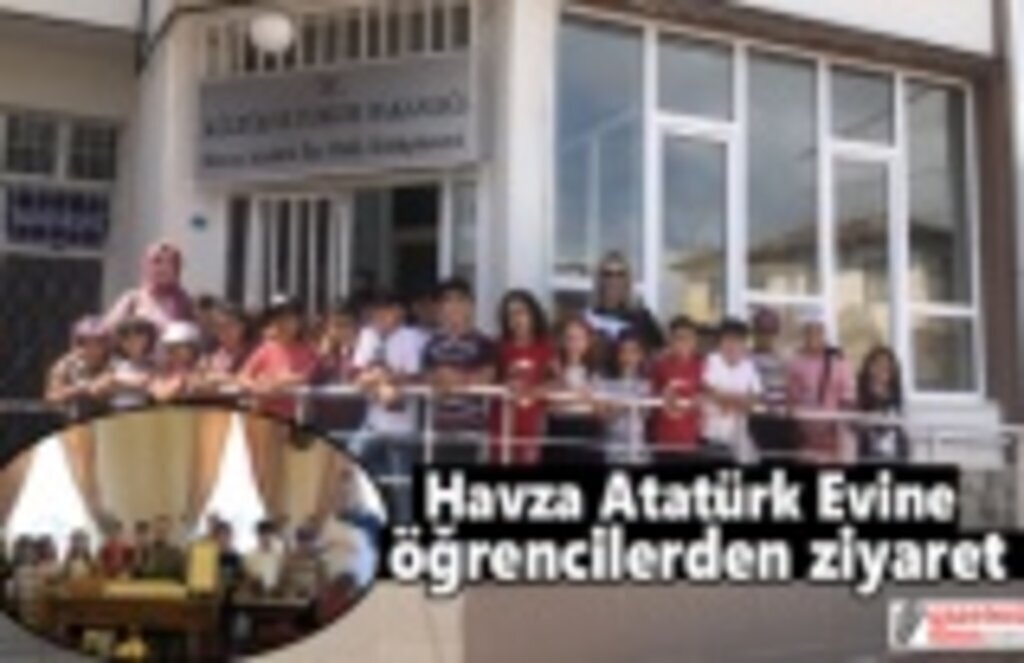 Havza Atatürk Evine öğrencilerden ziyaret