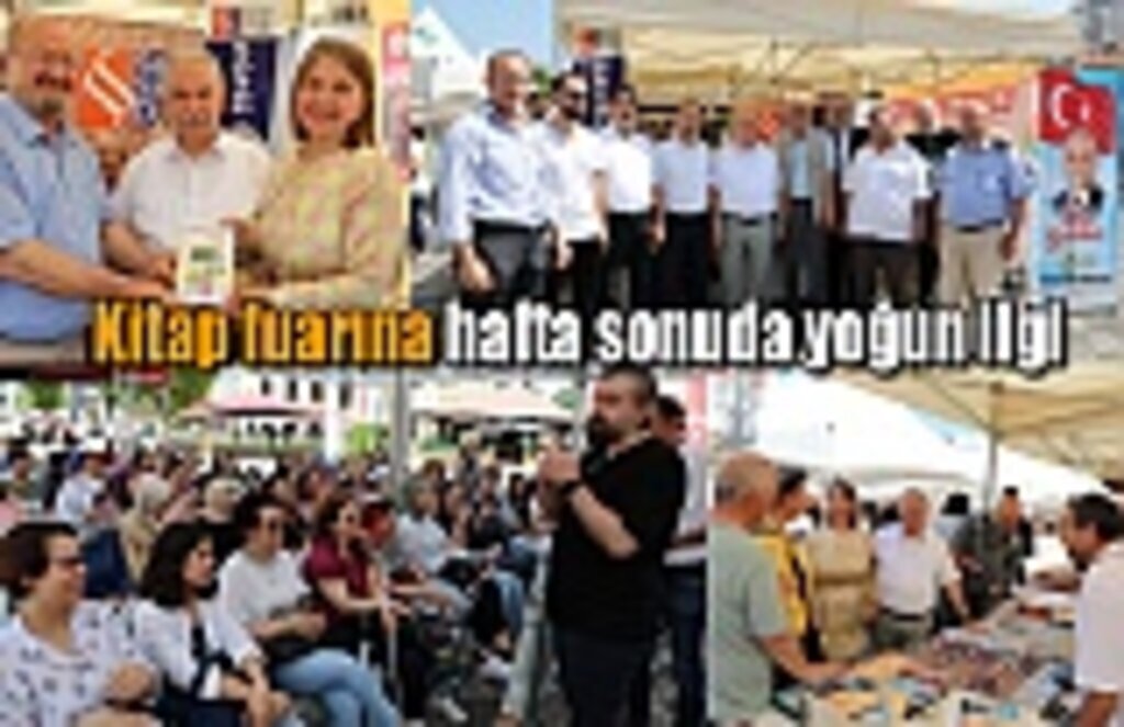Kitap Fuarına hafta sonunda bile yoğun ilgi