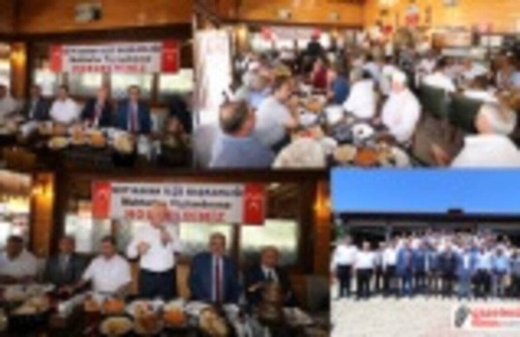 MHP Samsun Kavak'ta muhtarlar ve esnaflarla bir araya geldi