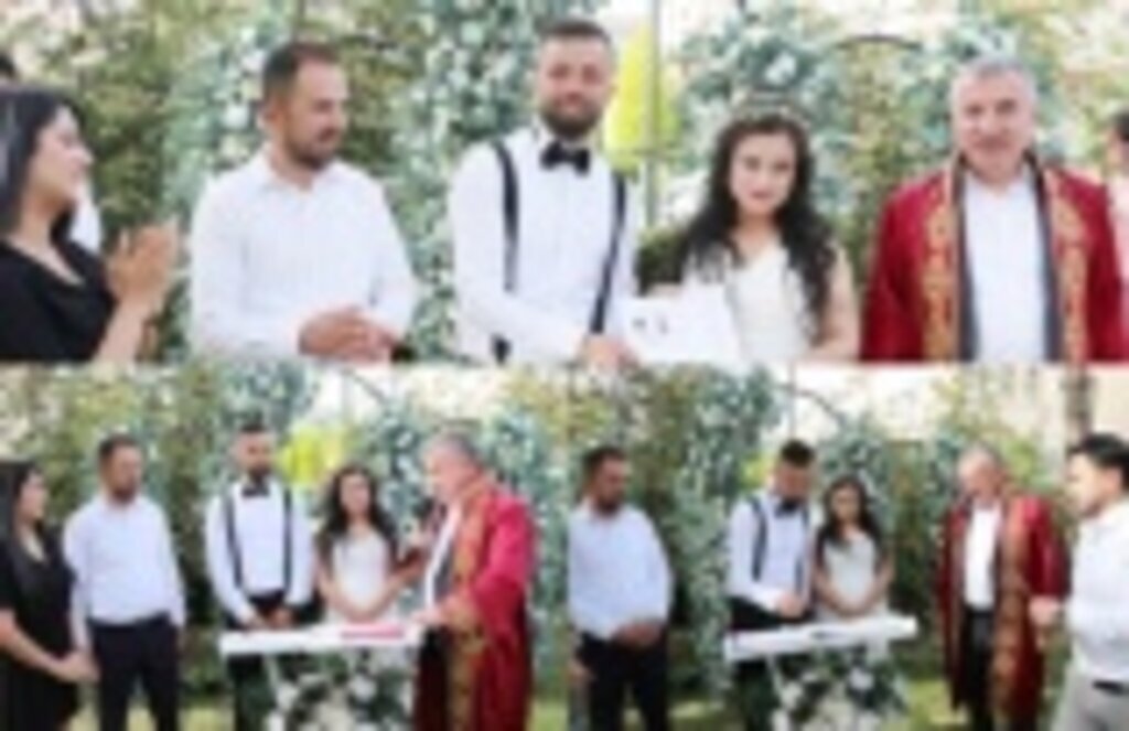 Murat Karaçoban ve Yeşim Demir dünya evine girdi