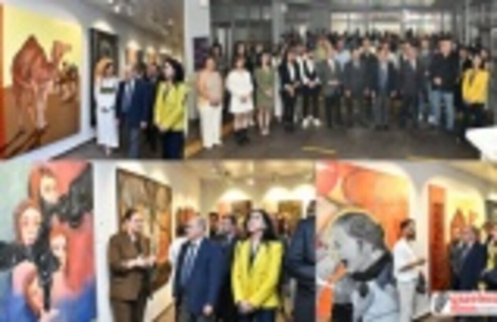 Resim Bölümü Öğrencileri Eserlerini Sanatseverle Buluşturdu