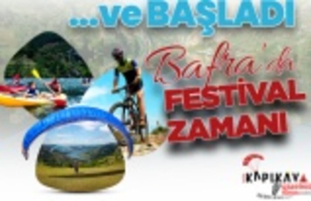 Bafra'da festival zamanı