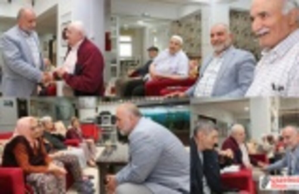 Başkan Sandıkçı Huzurevi Sakinleriyle Bayramlaştı