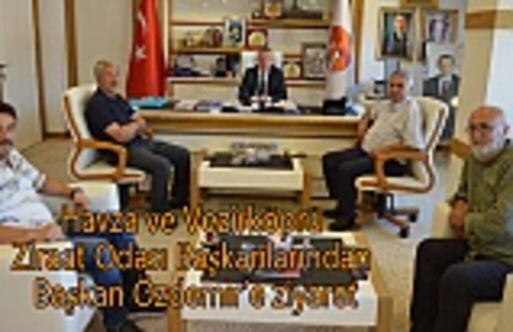 Havza ve Vezirköprü Ziraat Odası Başkanlarından Başkan Özdemir’e ziyaret