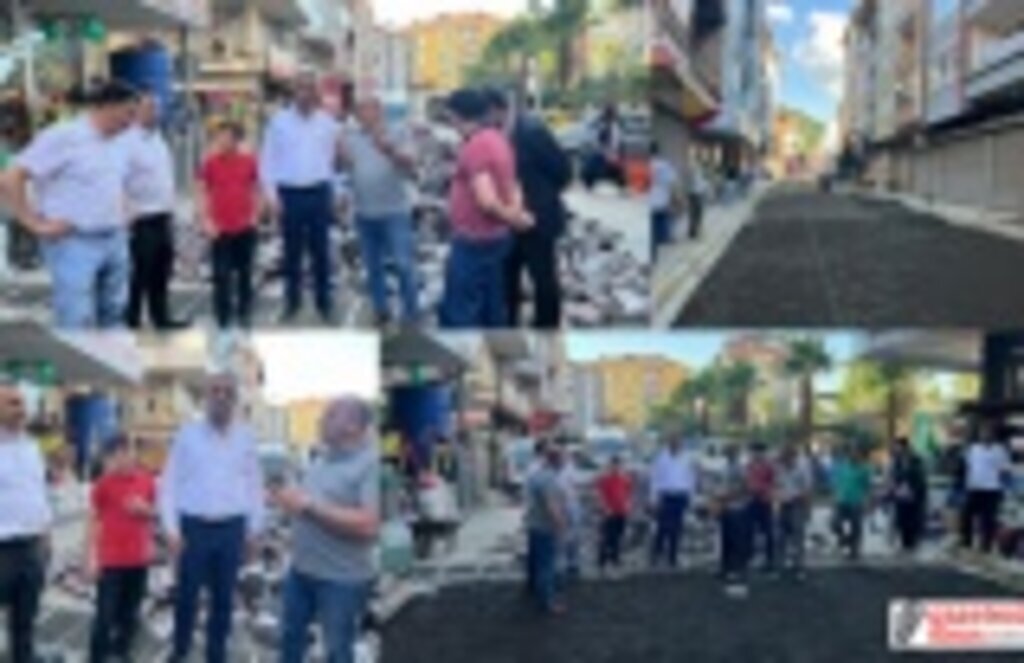 Samsun’un Salıpazarı ilçesinde ilk prestij cadde için çalışmalar başladı
