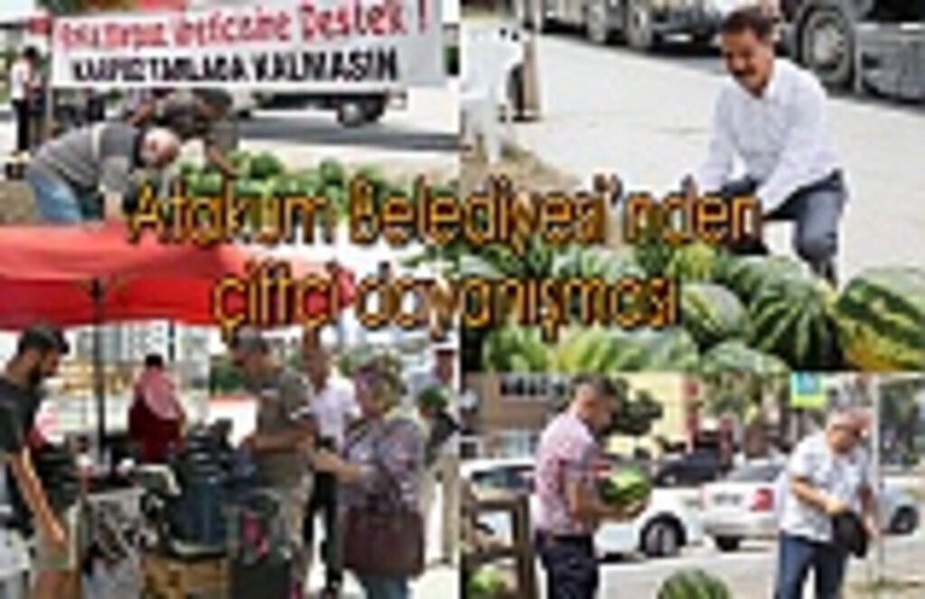 Atakum Belediyesi’nden çiftçi dayanışması