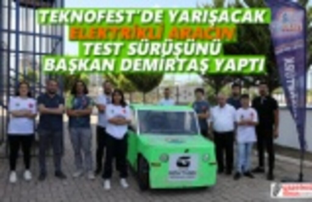 Başkan Demirtaş Teknofest'te Yarışacak Belediye Projesini İnceledi