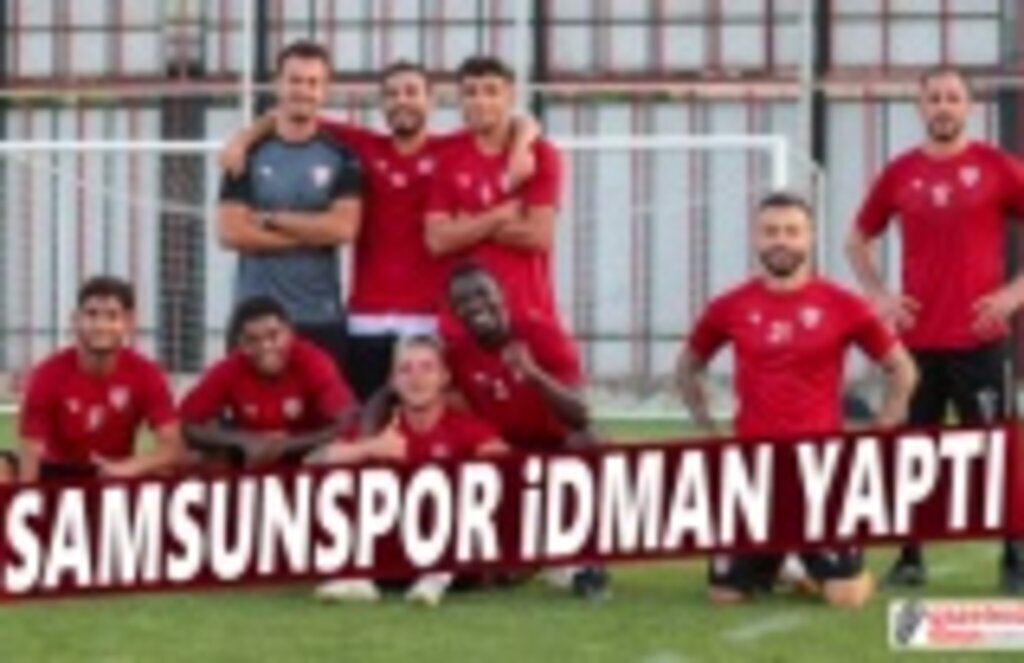 Samsunspor İdman Yaptı