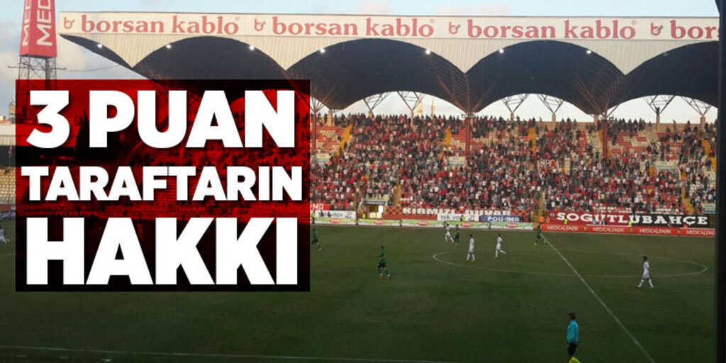 3 puan taraftarın hakkı